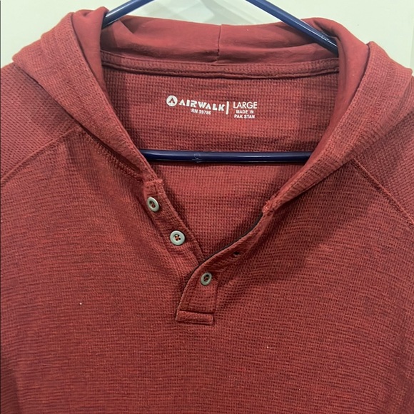 Dark red/burgundy Hooded Sweatshirt - Picture 3 of 6